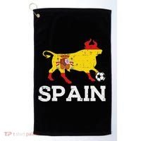 Spain Bull Spanish Soccer Ball    Boys Girls Golf Towel thumb 0