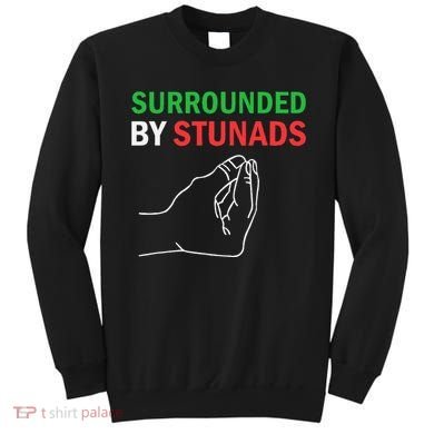 Surrounded By Stunads Funny Italian Sayings Sweatshirt