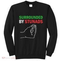 Surrounded By Stunads Funny Italian Sayings Sweatshirt thumb 0