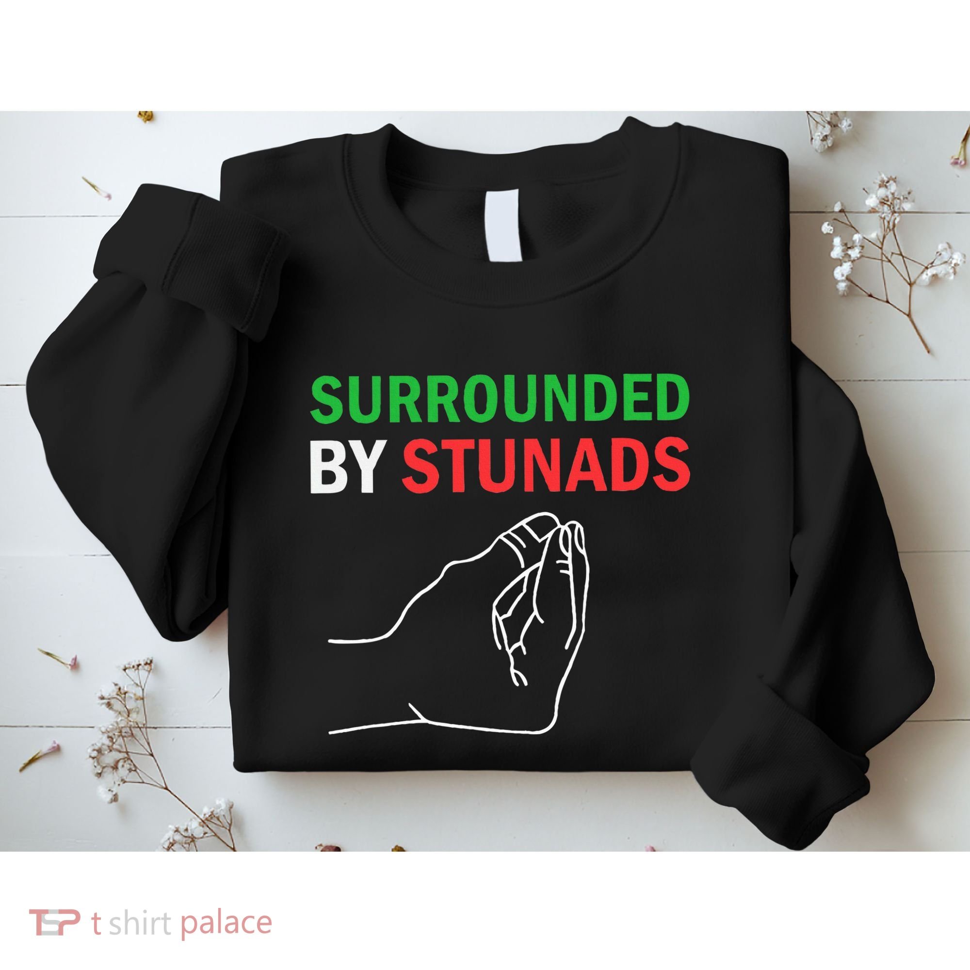 Surrounded By Stunads Funny Italian Sayings Sweatshirt
