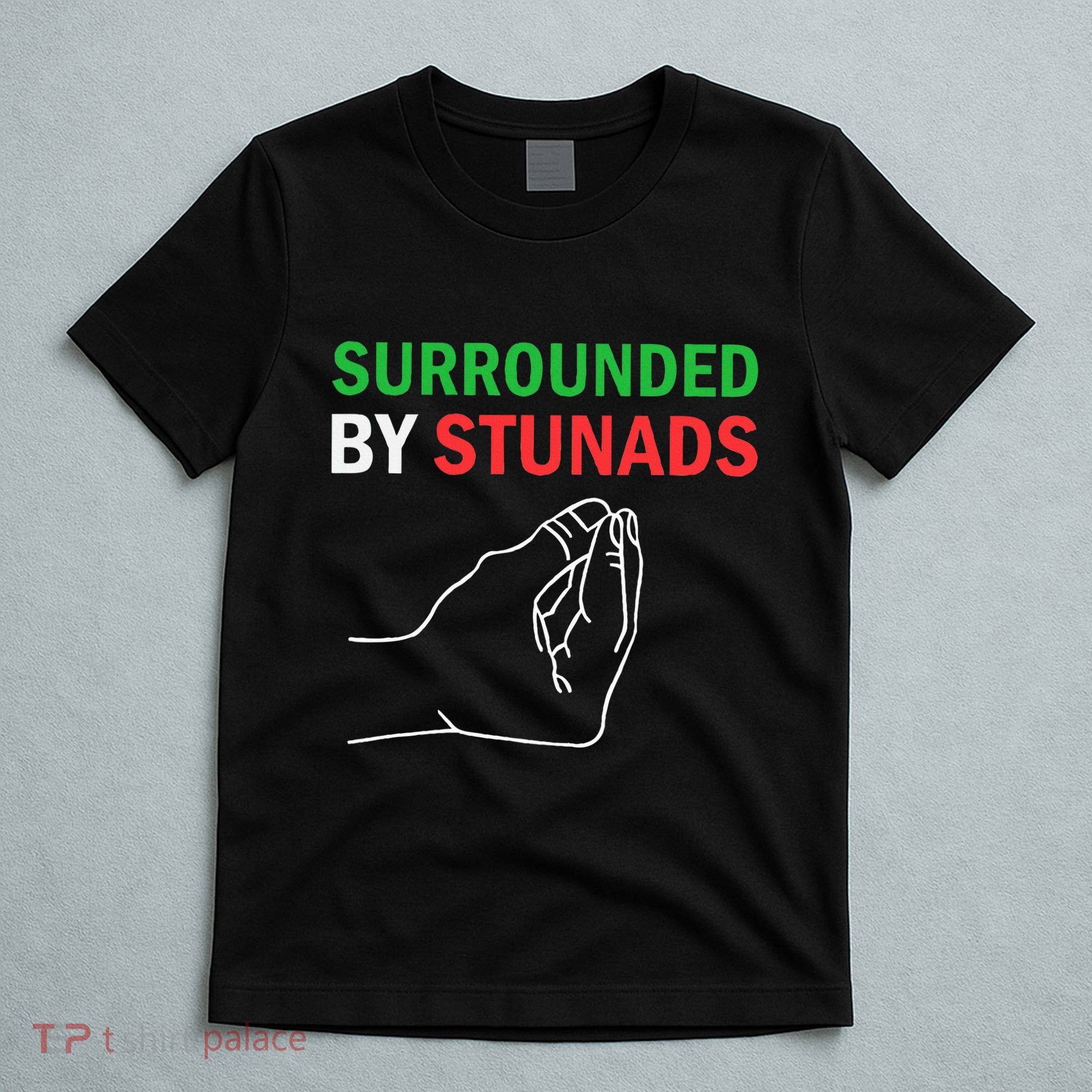 Surrounded By Stunads Funny Italian Sayings T-Shirt