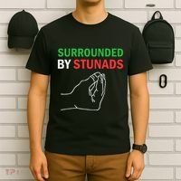 Surrounded By Stunads Funny Italian Sayings T-Shirt thumb 6