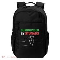 Surrounded By Stunads Funny Italian Sayings Backpack thumb 0
