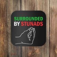 Surrounded By Stunads Funny Italian Sayings Coaster thumb 0