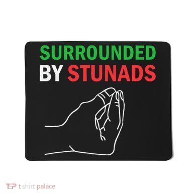 Surrounded By Stunads Funny Italian Sayings Mousepad