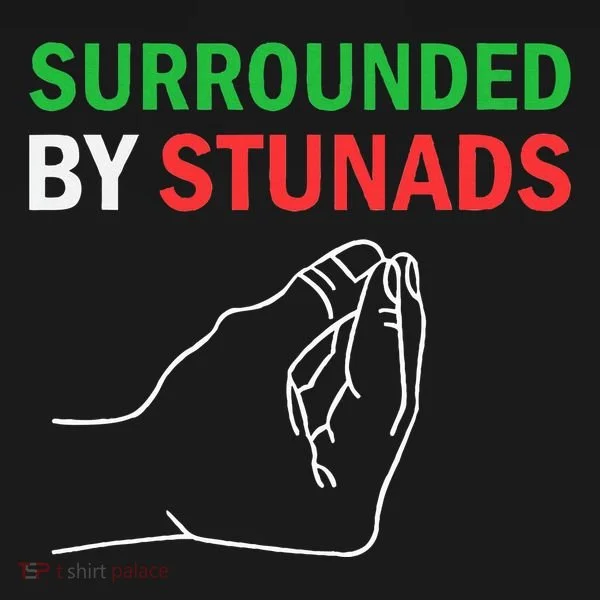 Surrounded By Stunads Funny Italian Sayings Toddler Hoodie