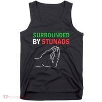 Surrounded By Stunads Funny Italian Sayings Tank Top thumb 0