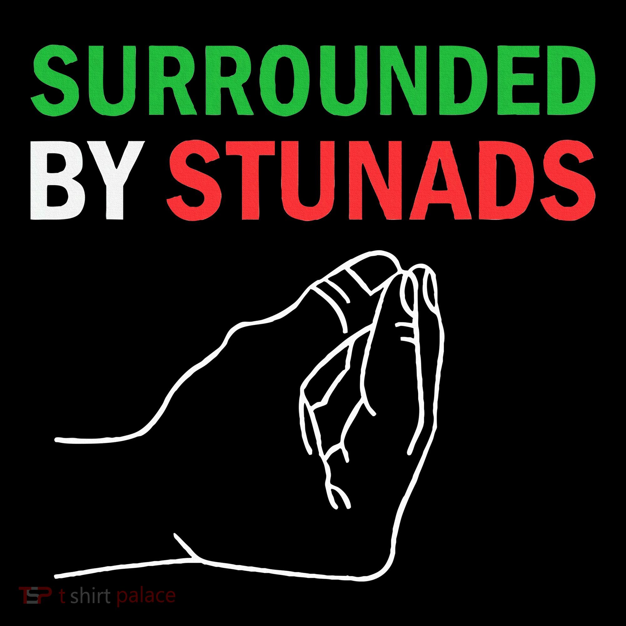 Surrounded By Stunads Funny Italian Sayings Tank Top