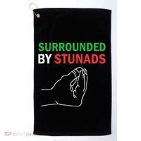 Surrounded By Stunads Funny Italian Sayings Golf Towel thumb 0
