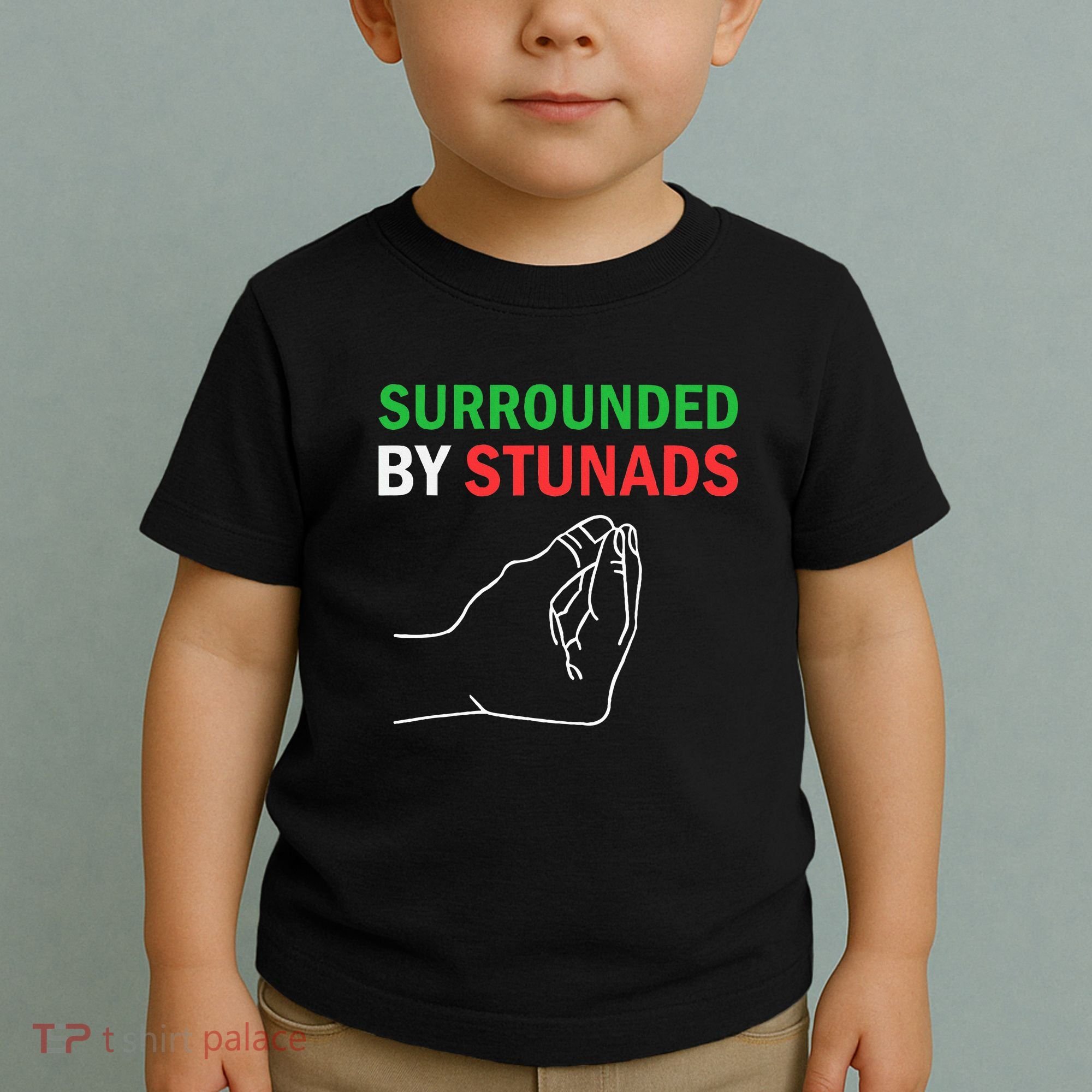 Surrounded By Stunads Funny Italian Sayings Toddler T-Shirt