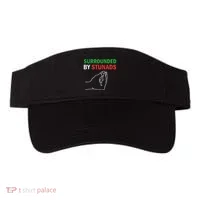 Surrounded By Stunads Funny Italian Sayings Visor thumb 0