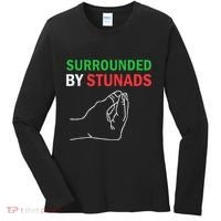 Surrounded By Stunads Funny Italian Sayings Women's Long Sleeve Shirt thumb 0
