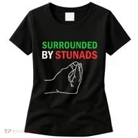 Surrounded By Stunads Funny Italian Sayings Women's T-Shirt thumb 0