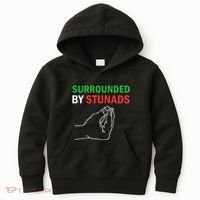 Surrounded By Stunads Funny Italian Sayings Kids Hoodie thumb 0