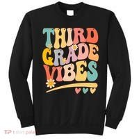 Third Grade Vibes For Girl Boy 3rd Grade Teacher Sweatshirt thumb 0