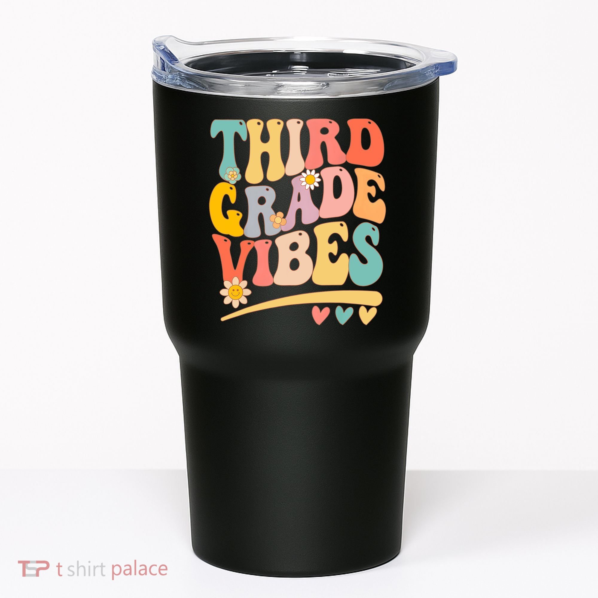 Third Grade Vibes For Girl Boy 3rd Grade Teacher Tumbler