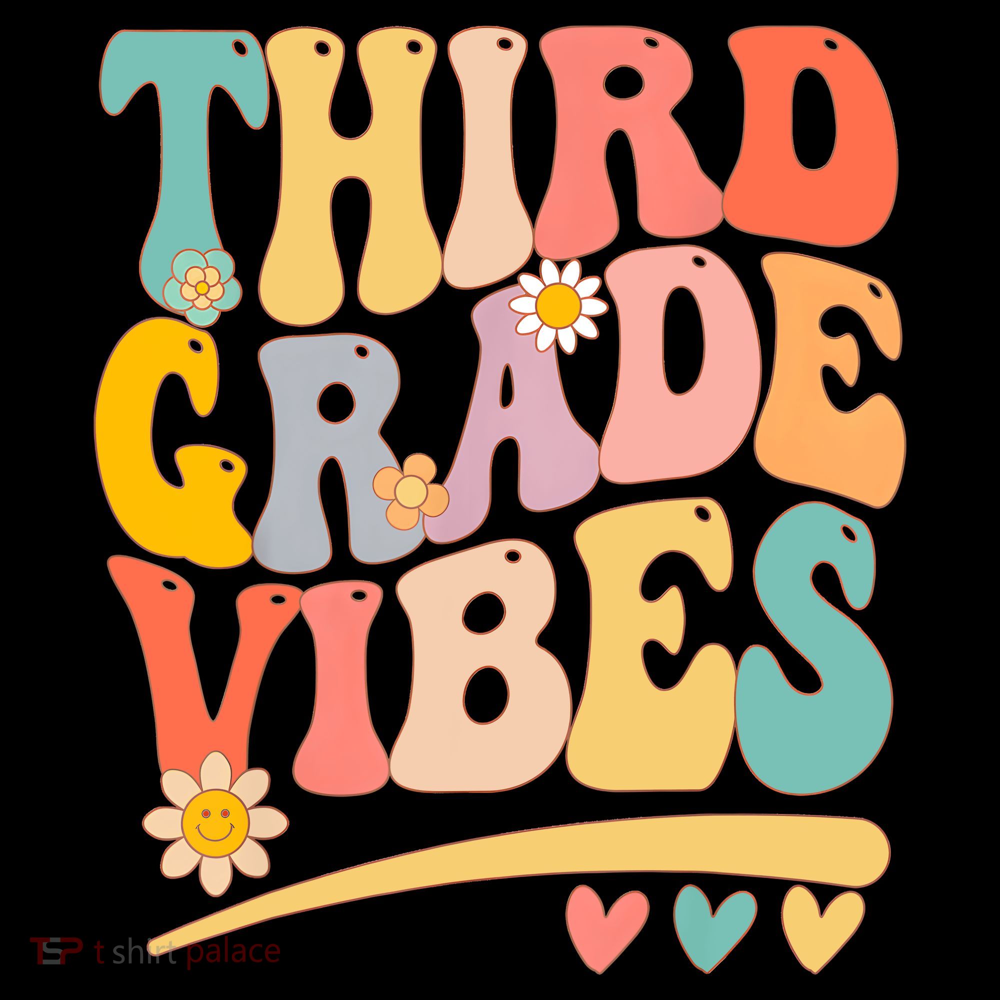 Third Grade Vibes For Girl Boy 3rd Grade Teacher Mousepad