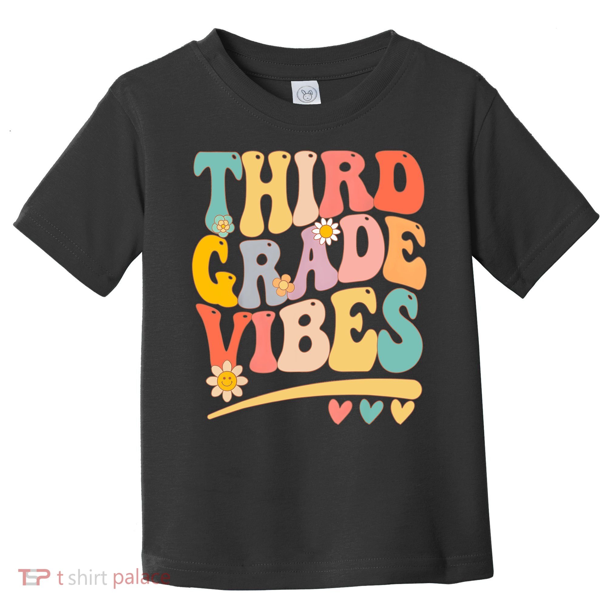 Third Grade Vibes For Girl Boy 3rd Grade Teacher Toddler T-Shirt
