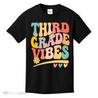 Third Grade Vibes For Girl Boy 3rd Grade Teacher Kids T-Shirt thumb 0