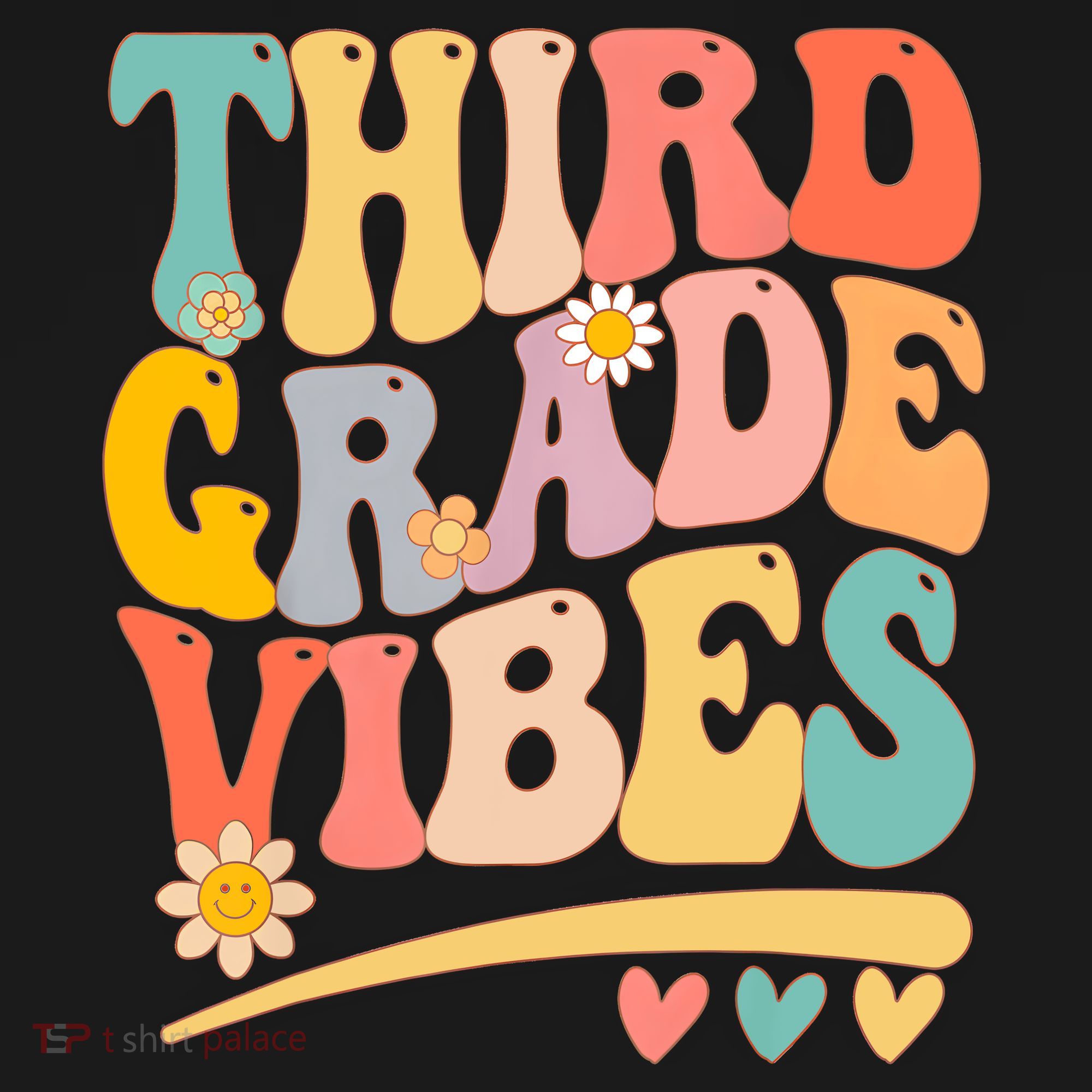 Third Grade Vibes For Girl Boy 3rd Grade Teacher Tote Bag