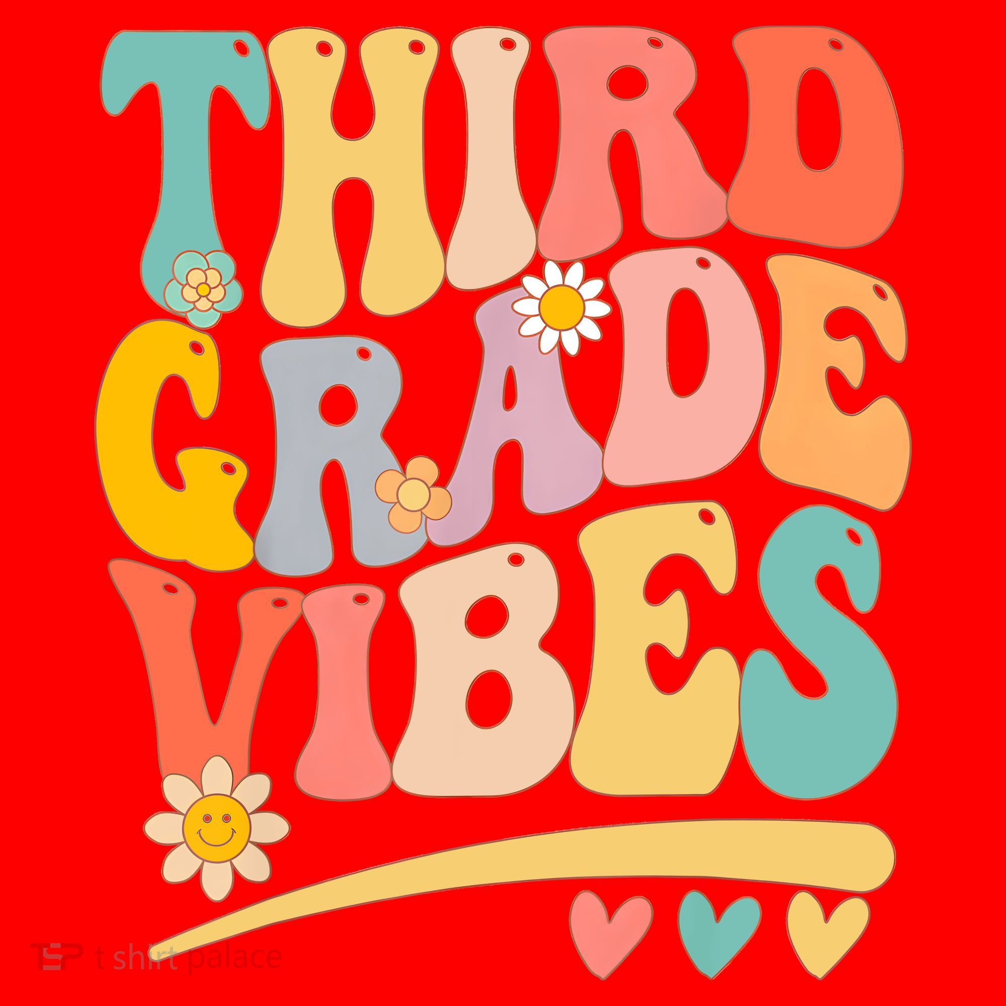 Third Grade Vibes For Girl Boy 3rd Grade Teacher Santa Hat