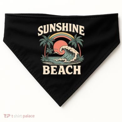 Sunshine Beach USA-Made Doggie Bandana