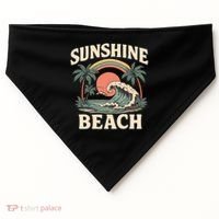 Sunshine Beach USA-Made Doggie Bandana thumb 0