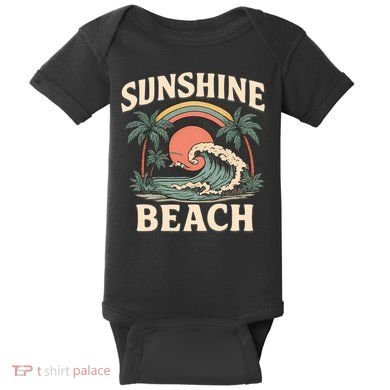 Sunshine Beach Baby Bodysuit