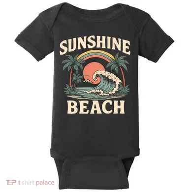 Sunshine Beach Baby Bodysuit