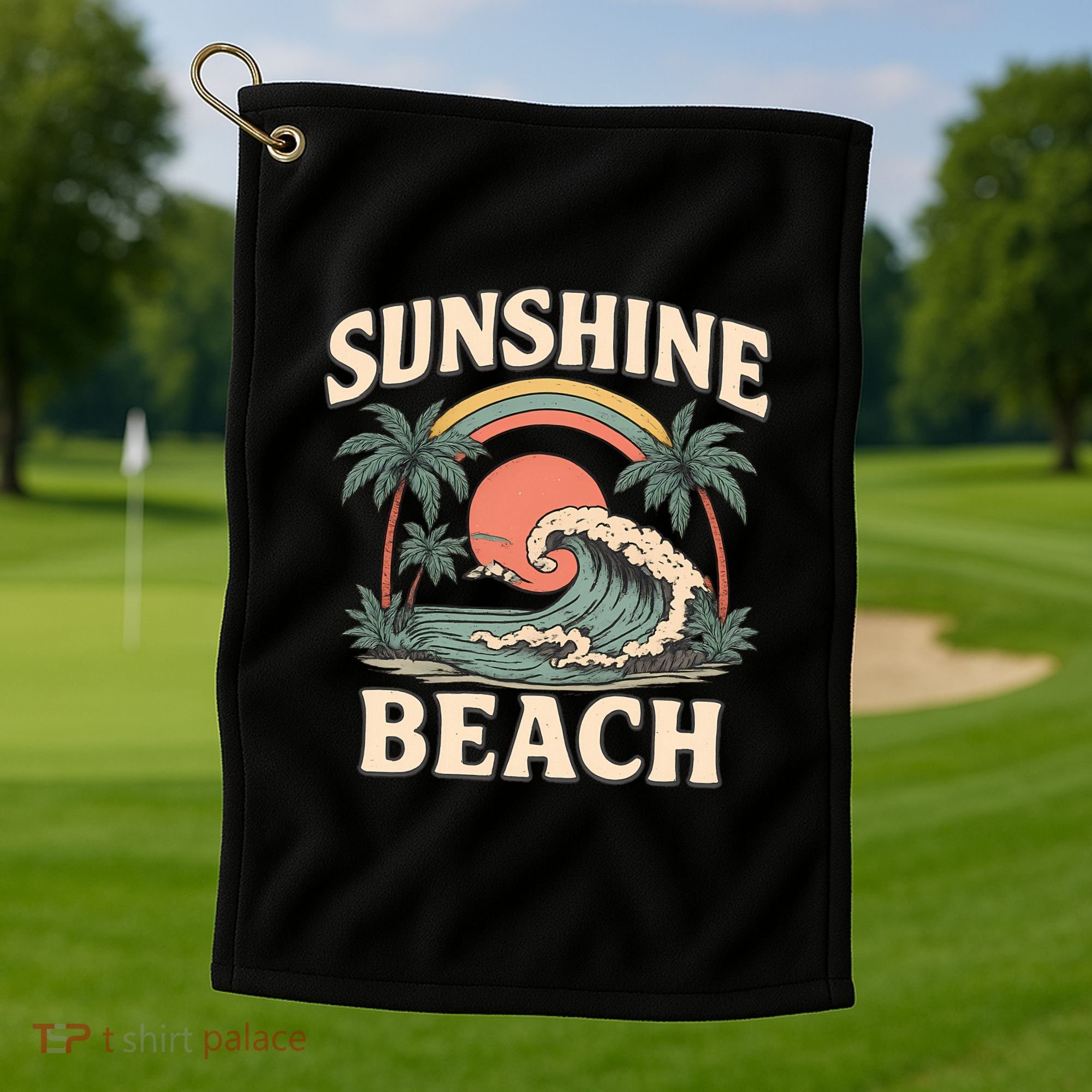 Sunshine Beach Golf Towel