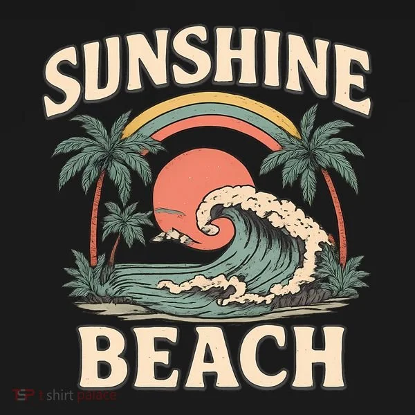 Sunshine Beach Kids Long Sleeve Shirt