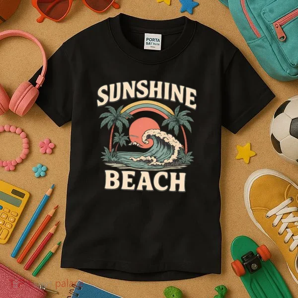 Sunshine Beach Kids T-Shirt
