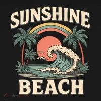 Sunshine Beach Kids T-Shirt thumb 4