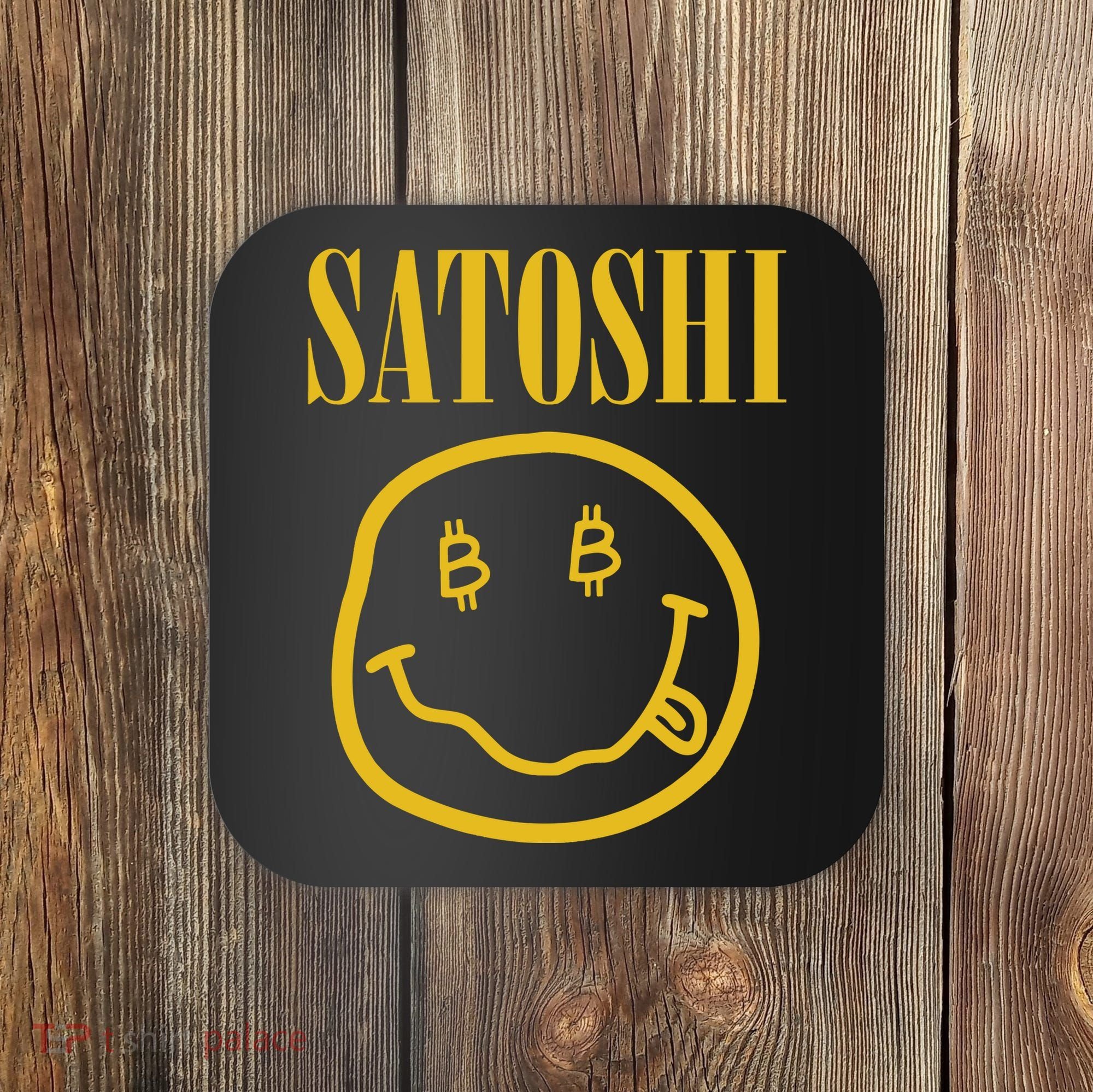 Satoshi Bitcoin Coaster