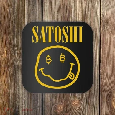Satoshi Bitcoin Coaster
