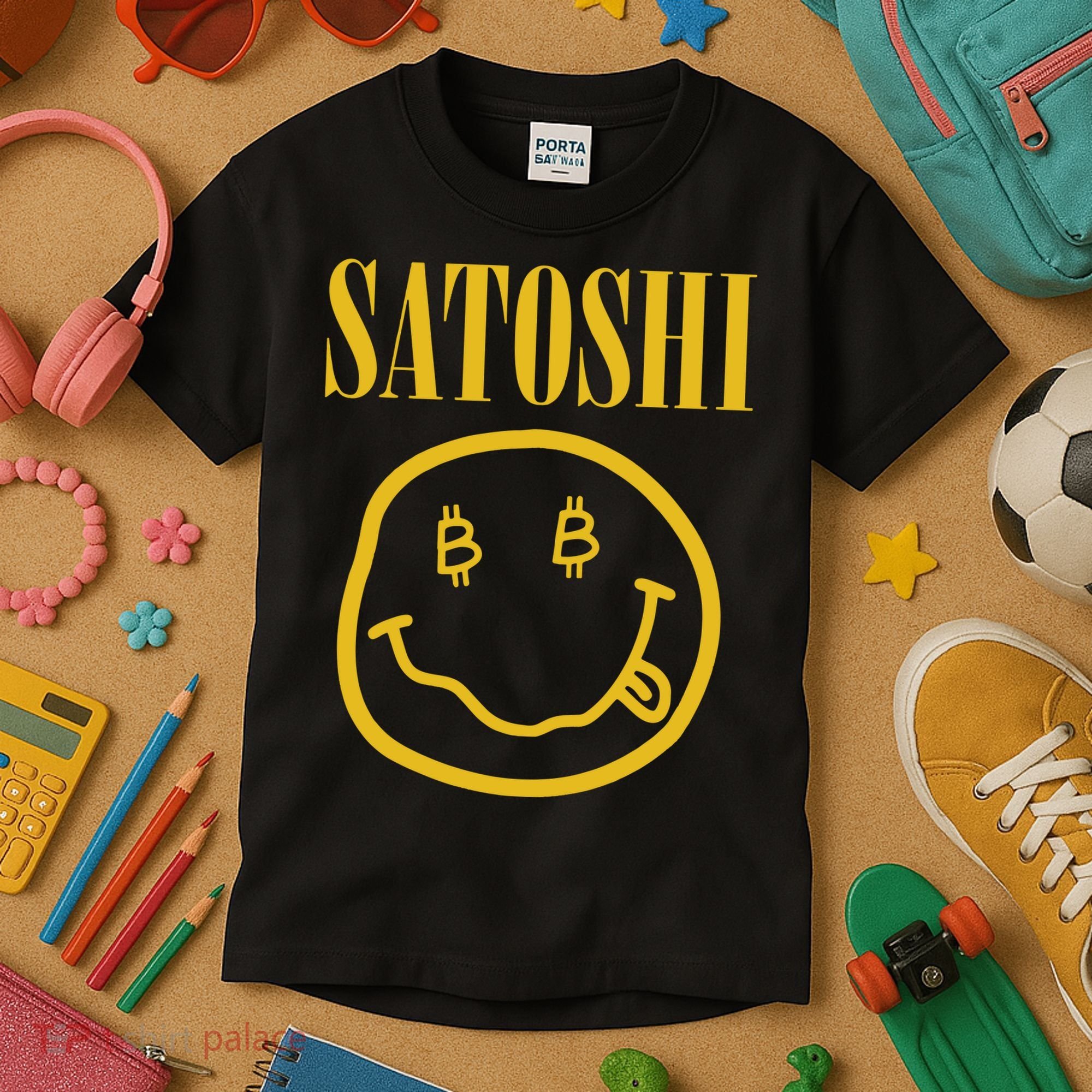 Satoshi Bitcoin Kids T-Shirt