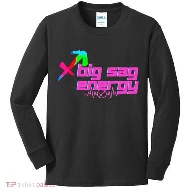 Sagittarius Big Sag Energy Kids Long Sleeve Shirt