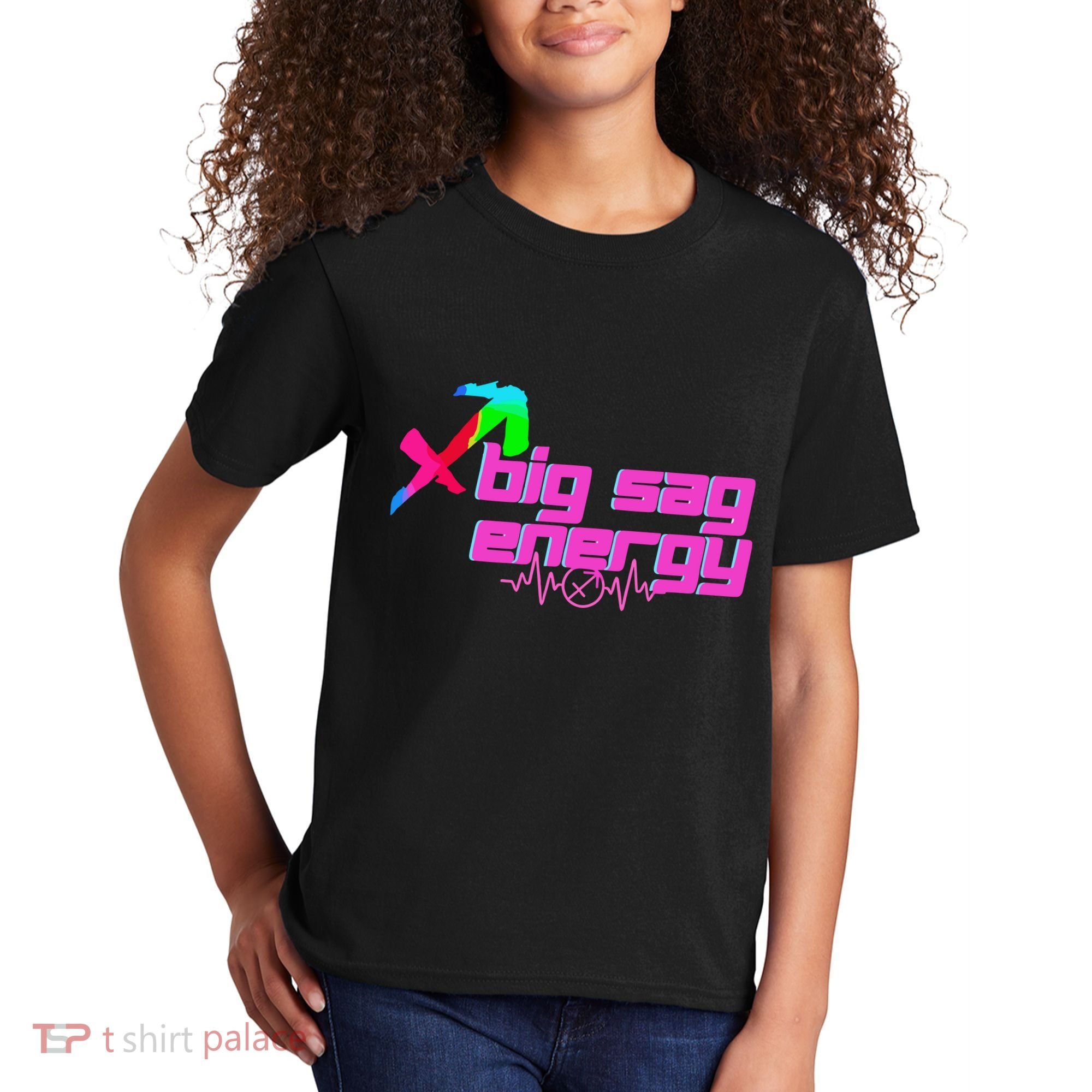 Sagittarius Big Sag Energy Kids T-Shirt