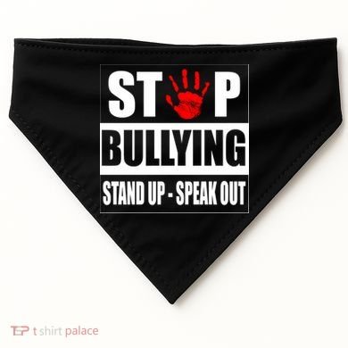 Stop Bullying Stand Up Speak Out USA-Made Doggie Bandana
