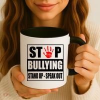 Stop Bullying Stand Up Speak Out Coffee Mug thumb 3