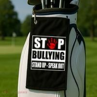 Stop Bullying Stand Up Speak Out Golf Towel thumb 2