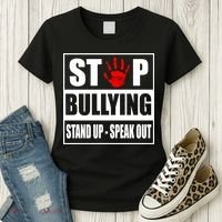 Stop Bullying Stand Up Speak Out Women's T-Shirt thumb 3