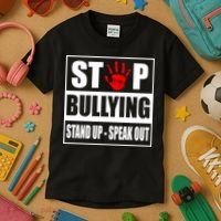 Stop Bullying Stand Up Speak Out Kids T-Shirt thumb 3
