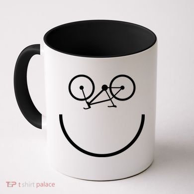 Smiling Bicycle Coffee Mug