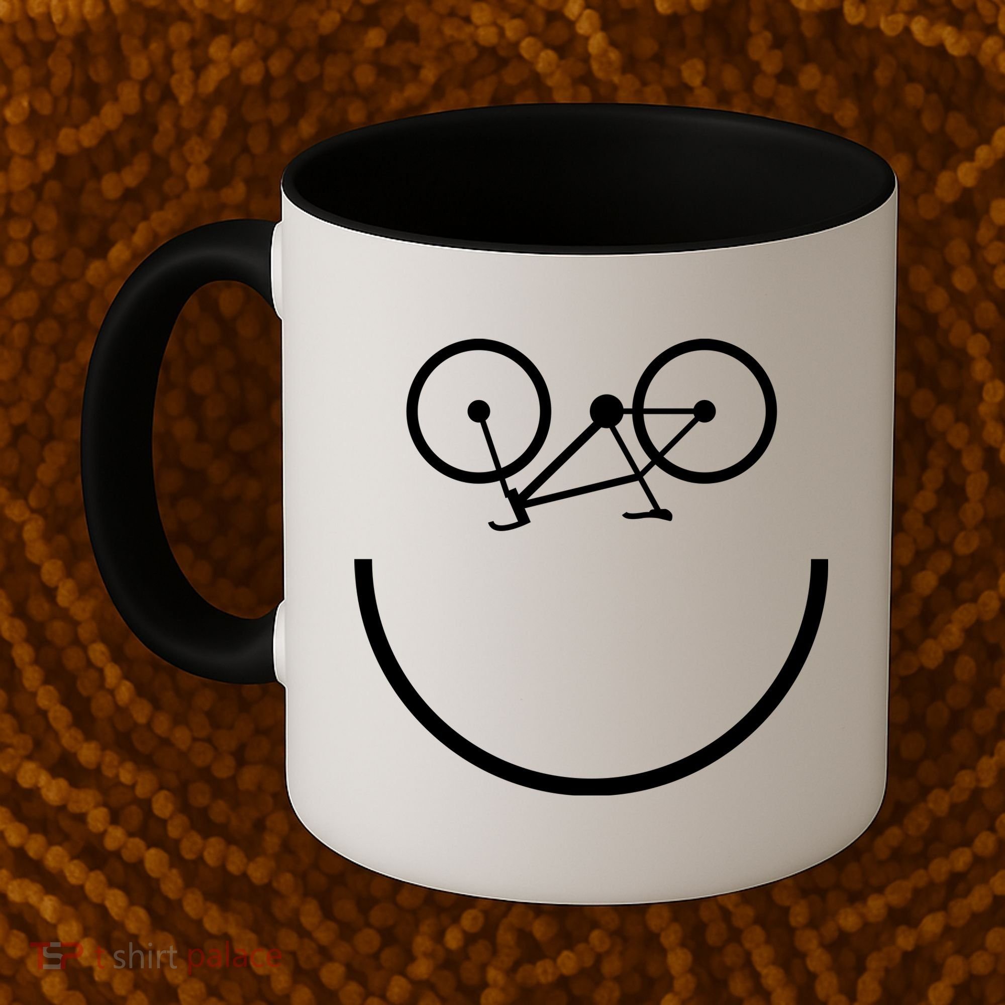 Smiling Bicycle Coffee Mug