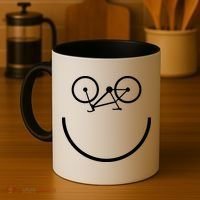 Smiling Bicycle Coffee Mug thumb 4