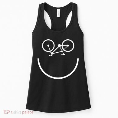 Smiling Bicycle Women's Tank Top