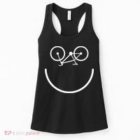 Smiling Bicycle Women's Tank Top thumb 0