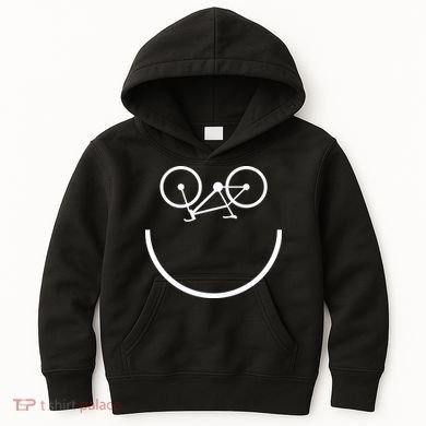 Smiling Bicycle Kids Hoodie