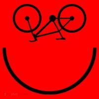 Smiling Bicycle Santa Hat thumb 1